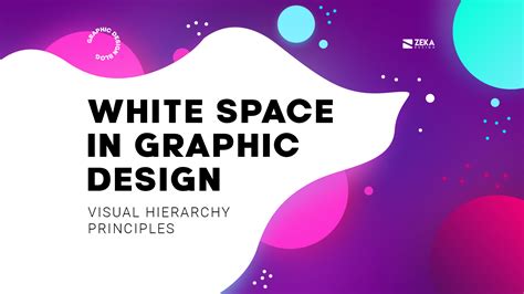 White spaces in graphic design