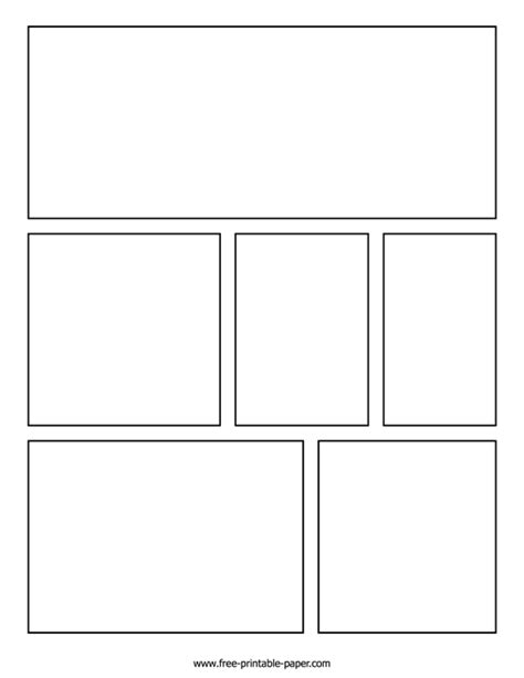 Graphic Novel Template Example