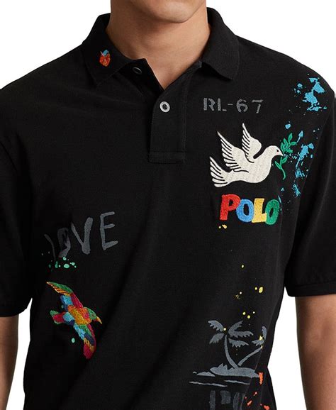 Graphic polo template