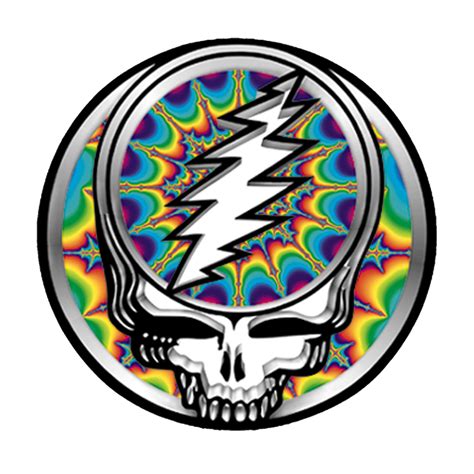 A Grateful Dead Steal Your Face stencil template