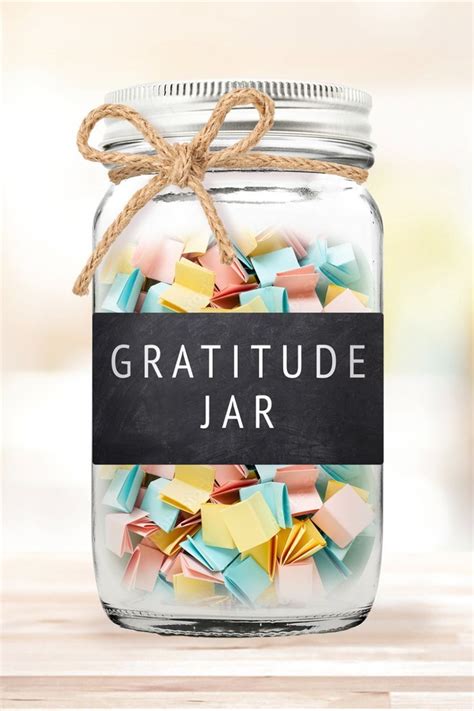 A gratitude jar