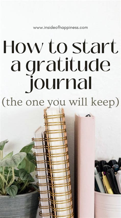 Gratitude Journal Ideas