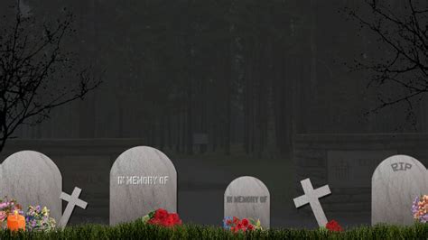 Graveyard Scene Google Slides Template