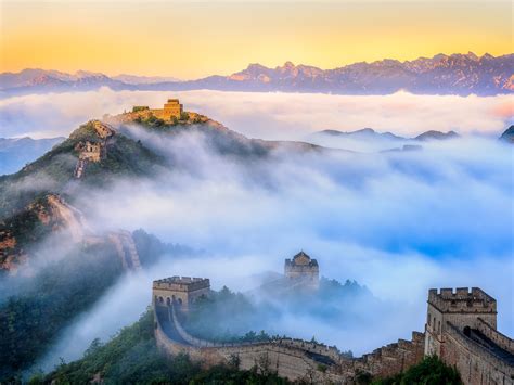 Hiking on the Great Wall of China