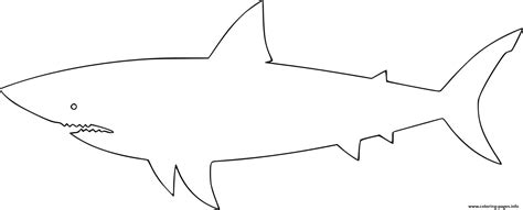 Great White Shark Outline