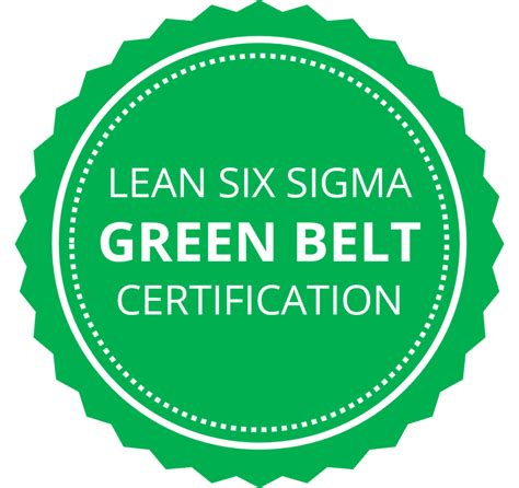 Green Belt Certification