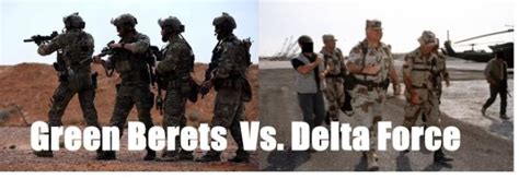 Green Berets and Delta Force team