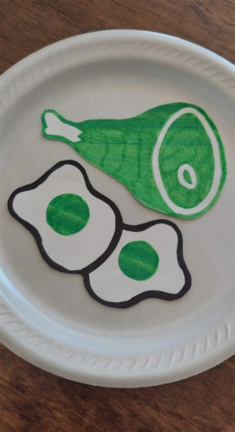 Green Eggs and Ham Plate