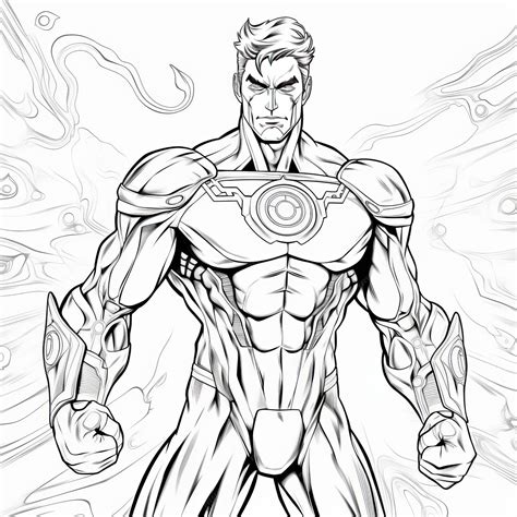 Green Lantern coloring page