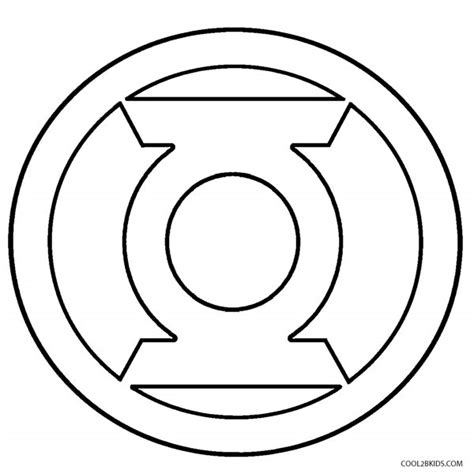 Green Lantern Logo Printable