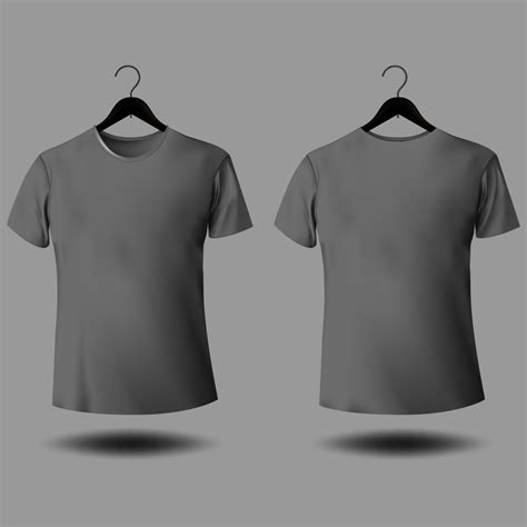 Grey T-Shirt Template Design