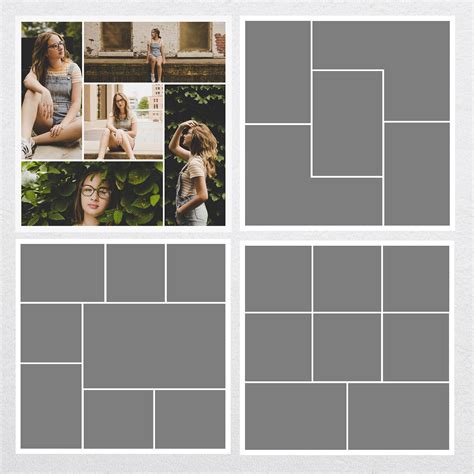 Grid-Based Picture Collage Template