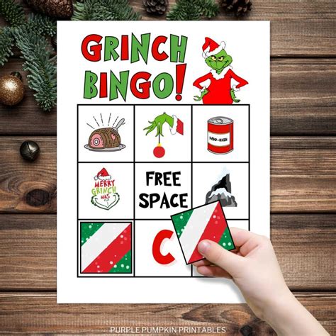 Grinch Bingo Cards