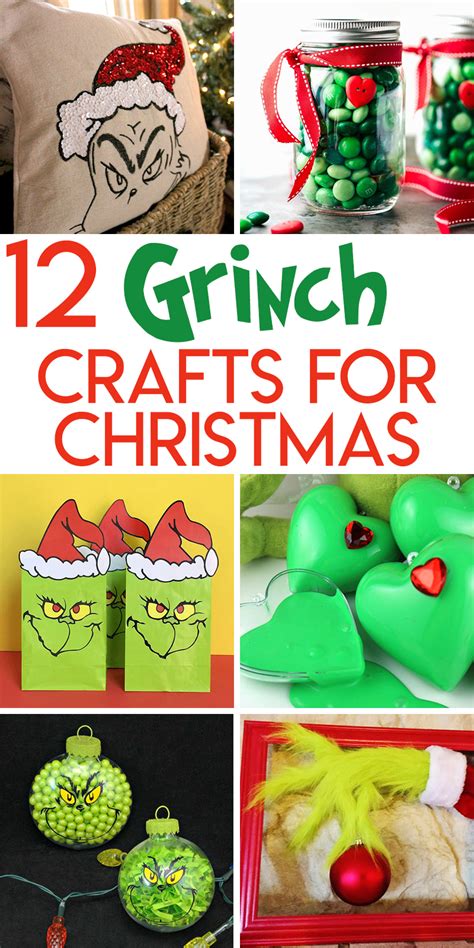 Grinch Christmas Crafts for Adults Image