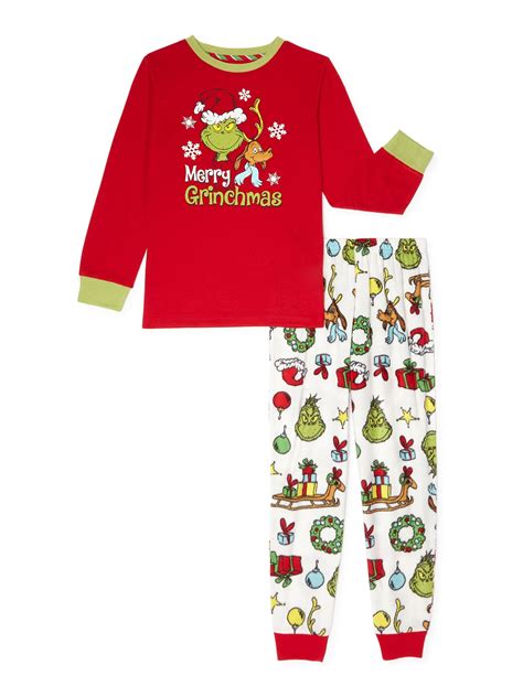 Grinch Christmas Pajamas for Kids