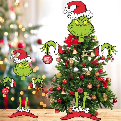 Grinch Christmas Tree Labels