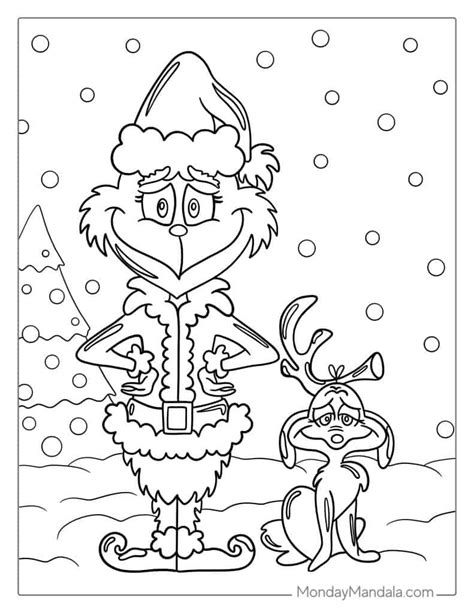 Grinch Coloring Page