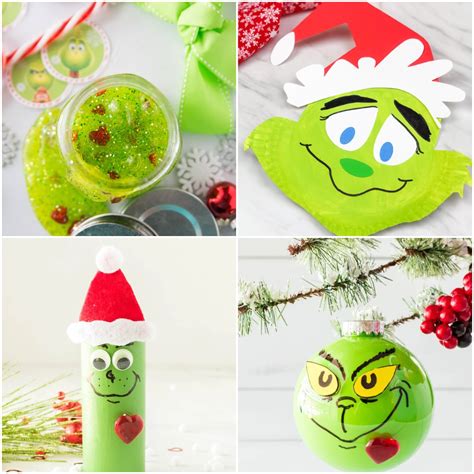 Grinch crafts for kids to make