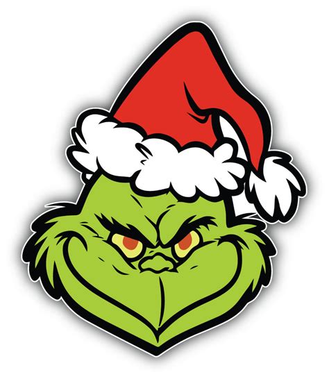 Grinch face clipart templates