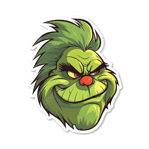 Grinch Face Printable Image 9