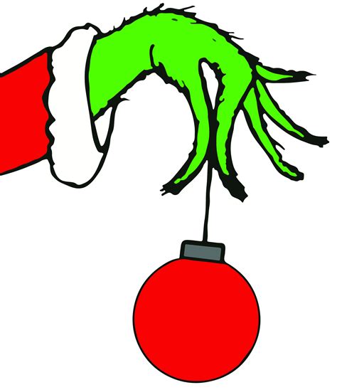 Grinch Hand Template 1