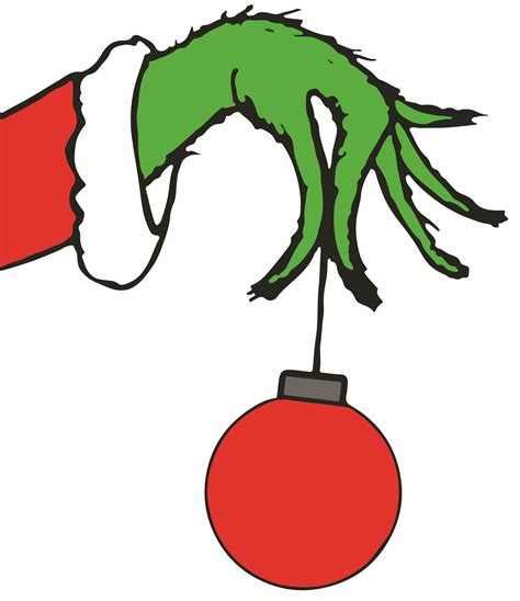 Grinch Hand Template 2