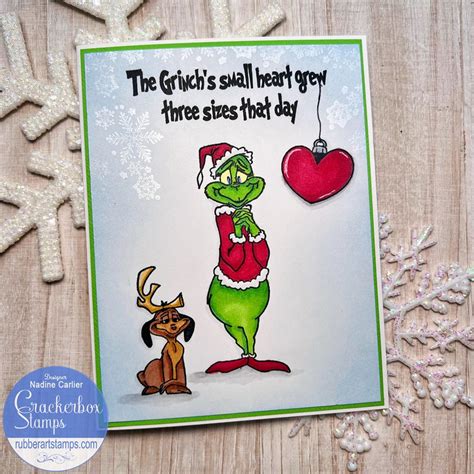 Grinch's Heart Growing Coloring Page