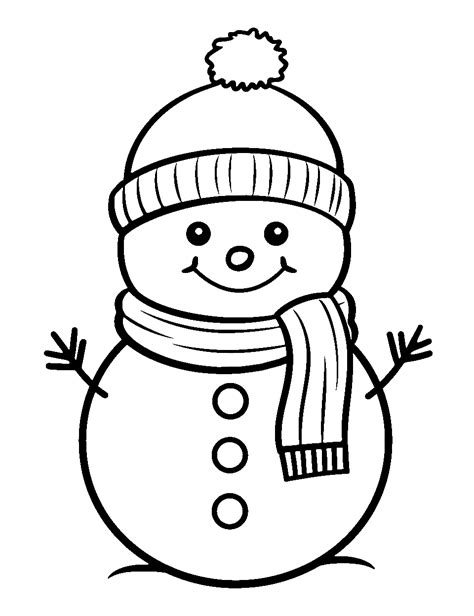 Grinch's Snowman Coloring Page