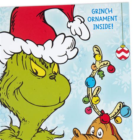 Grinch Themed Christmas Greeting Cards