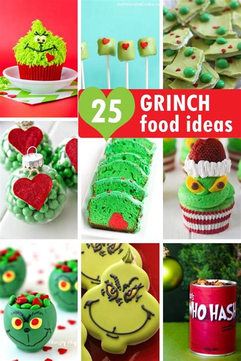 Grinch-Themed Food for Kids