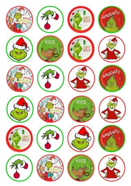 Grinch Wafer Paper Template