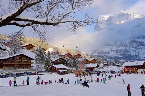 Grindelwald, Switzerland during Christmas