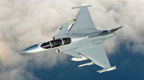 Saab Gripen in flight