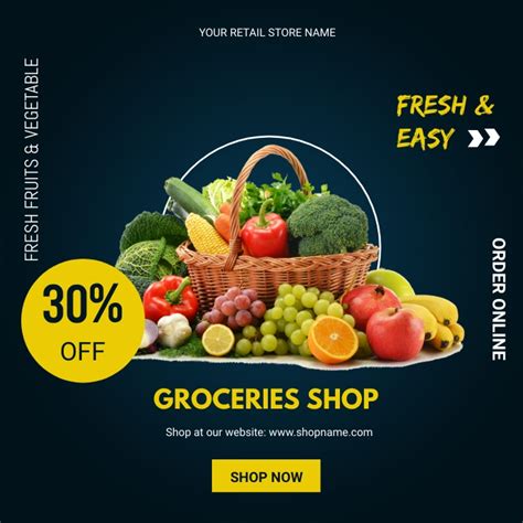 Grocery Store Flyer Template 5