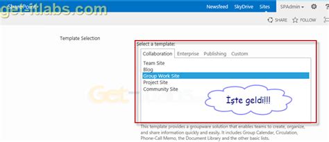 Group Work Site Template