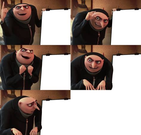 Gru Meeting Template: Funny Moments Caught