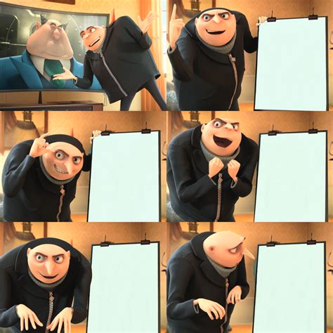 Gru Plan Meme Template for Complex Problems