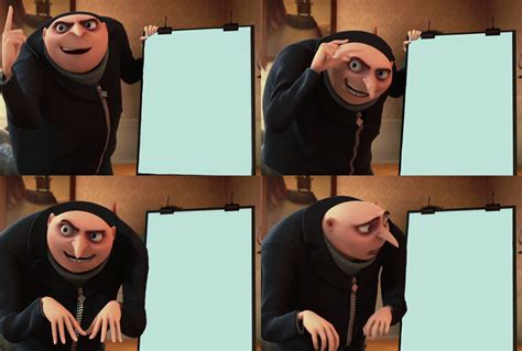 Gru Plan Meme Template for Personal Goals