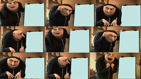 Gru Plan Meme Template for Running a Marathon