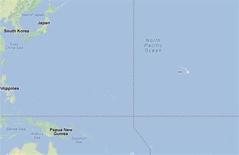 Guam Hawaii Distance Map