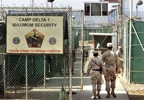 A photo of the Guantanamo Bay Detention Center