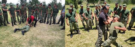 Miembros de la Guardia Nacional en entrenamiento