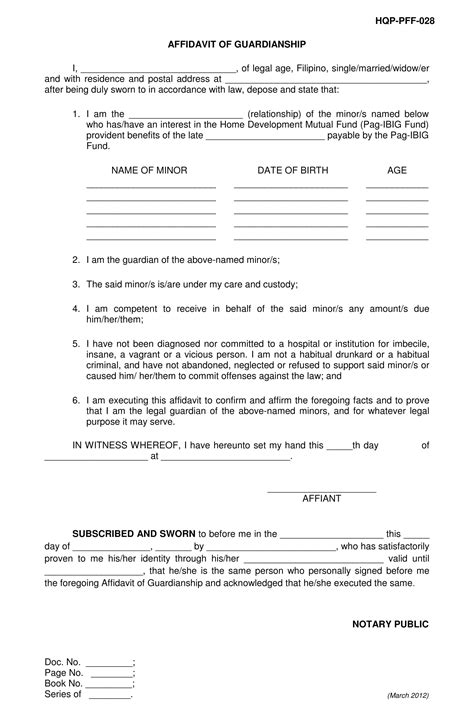 Oklahoma Guardianship Forms Sample