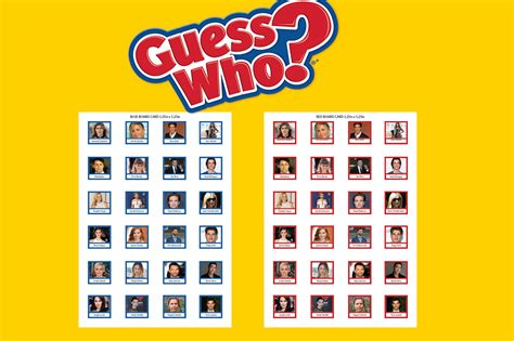 Guess Who Template Download