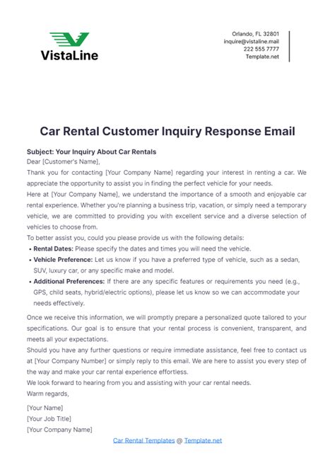 Guest inquiry response email template for rental arbitrage