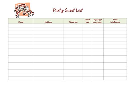 Guest List