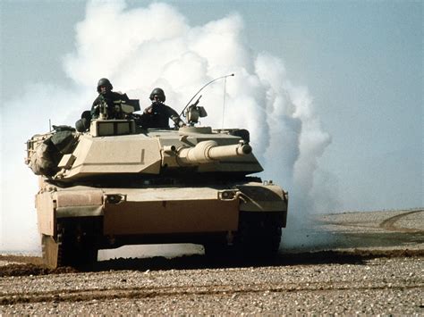 M1 Abrams tank during the Gulf War