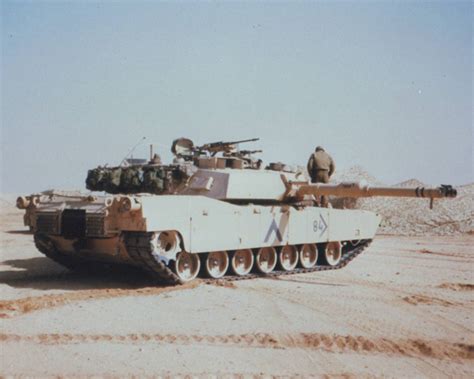 M1 Abrams tank during the Gulf War