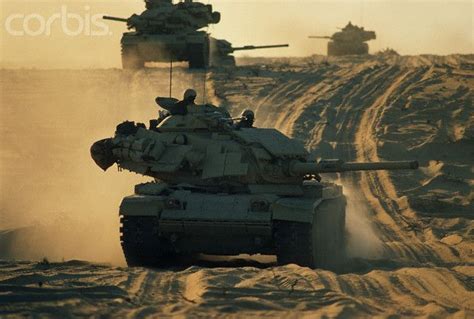 Tanks during the Gulf War