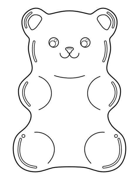 Gummy Bear Coloring Pages